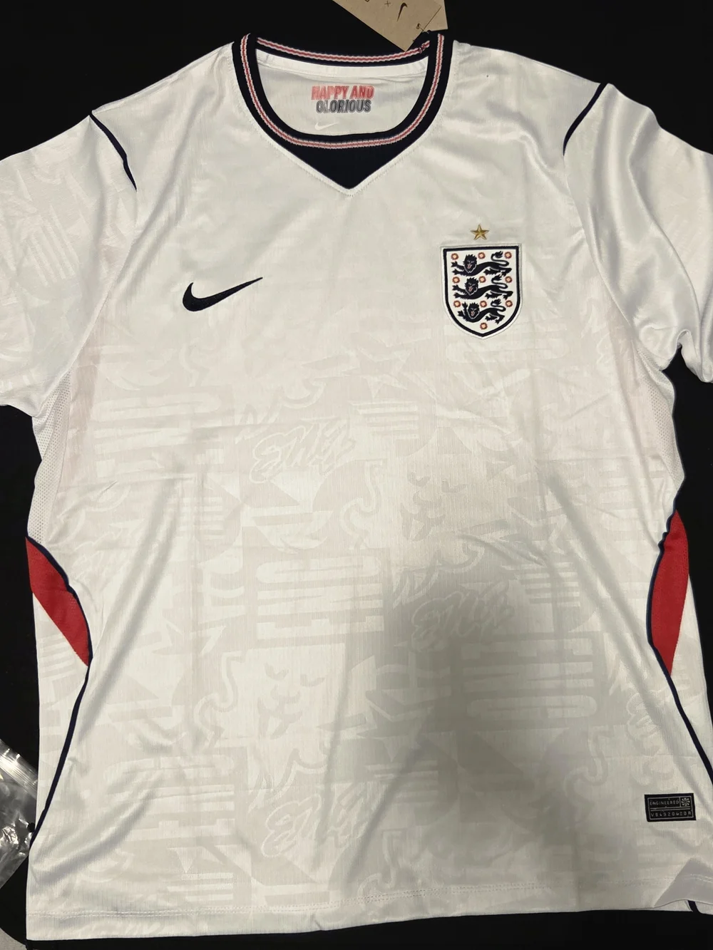 Nike England White National Team Soccer Jersey - Picture 5 of 8